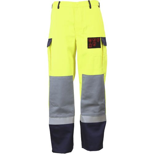 Pantalon de travail - BGHO52 - Asatex AG - haute visibilité / de type 6 / contre les arcs électriques