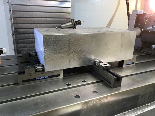 Rail de guidage - OK-Vise® - Mitee Bite - de bridage / en acier / pour charges lourdes