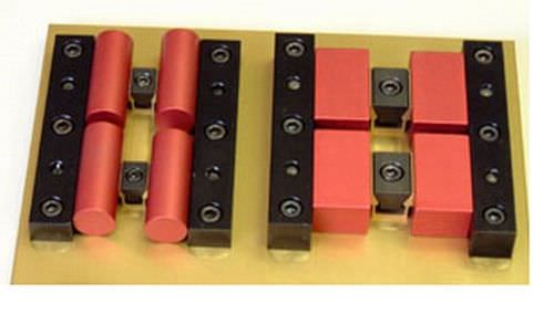 Plaque de bridage en aluminium - Uniforce® - Mitee Bite - en acier / ronde / plate