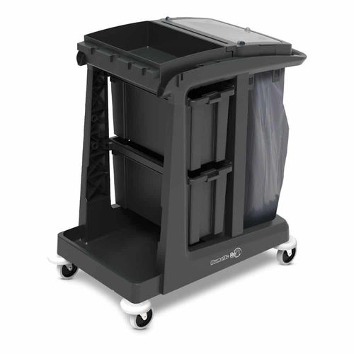 Chariot de nettoyage - EM2  - Numatic - de stockage / en plastique recyclé / à forte charge