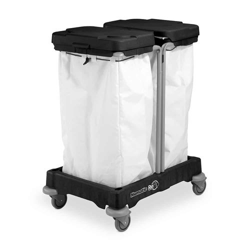 Chariot à linge - LLT200R - Numatic - en polypropylène / poubelle