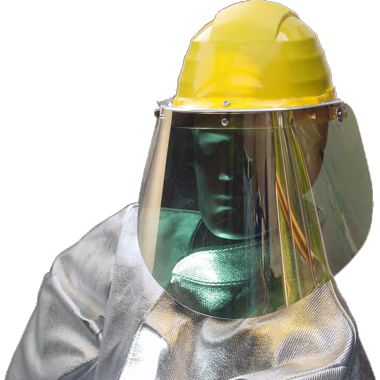 Casque pour pompier - T6 - ENHA GmbH - EN 397 / jaune / avec visière