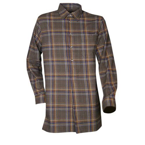 Chemise de travail - 900300 VOSGES - Ets LEBEURRE SAS - en coton / unisexe / verte