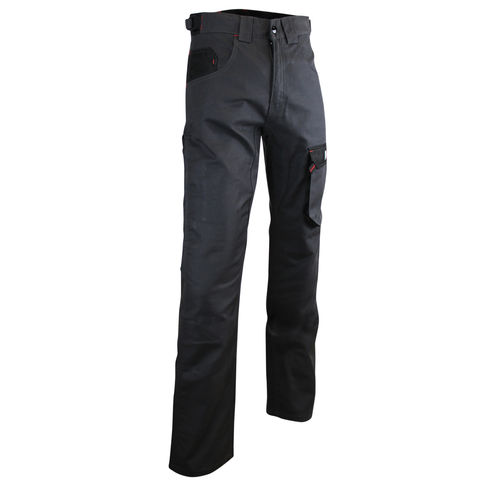 Pantalon de travail - 1266-CIMENT - Ets LEBEURRE SAS - en coton / en polyester / unisexe