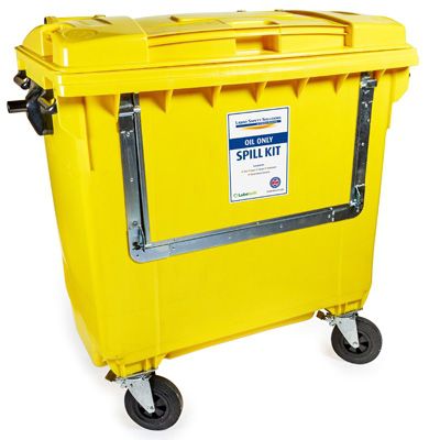 Conteneur à déchets en plastique - 27-1755 - Evolution Sorbent Products Global, LLS - pour huile usagée / avec couvercle / à 4 roues