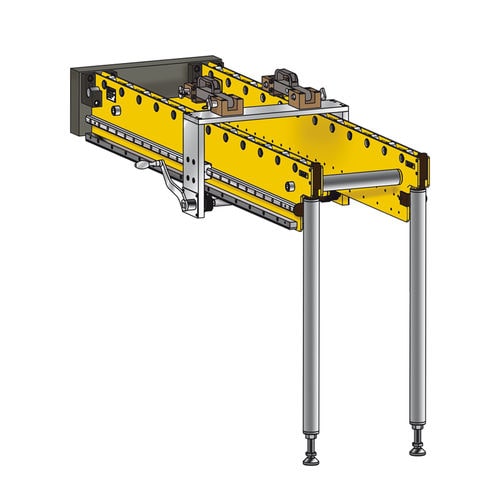Console amovible avec pieds réglables - 8.18354 - Römheld GmbH Friedrichshütte - pour la manutention d'outils de presse / à actionnement manuel