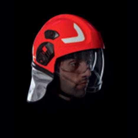 Casque pour pompier - FIRE05 - Giordani Giancarlo snc - EN 433 / résistant aux chocs / couleur