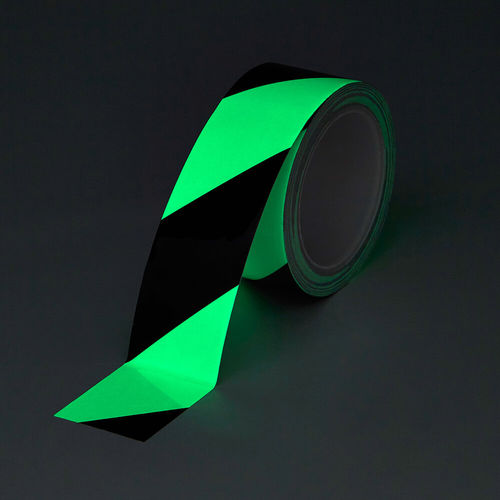 Ruban adhésif de marquage - H8101D - Heskins Limited - noir / vert / photoluminescent