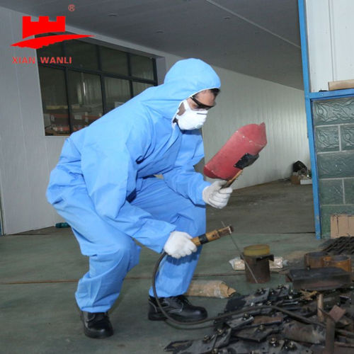 Combinaison de travail - WLO3003FR - Hubei Wanli Protective Products Co., Ltd. - de type 5/6 / ignifuge / antistatique
