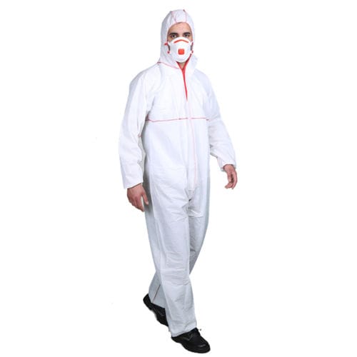Combinaison de travail - WLO3008 - Hubei Wanli Protective Products Co., Ltd. - de type 5/6 / en sms / pour l'industrie chimique