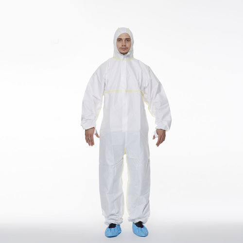 Combinaison de travail - Hubei Wanli Protective Products Co., Ltd. - de protection chimique / résistante à l'abrasion / en sms