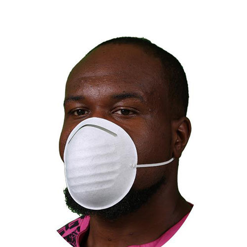 Masque de protection jetable - WLM2007 - Hubei Wanli Protective Products Co., Ltd. - en forme de coque / industriel / fixé derrière la tête