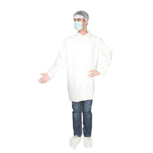 Blouse de travail - WLL4003 - Hubei Wanli Protective Products Co., Ltd. - en sms / en tissu microporeux / en polypropylène