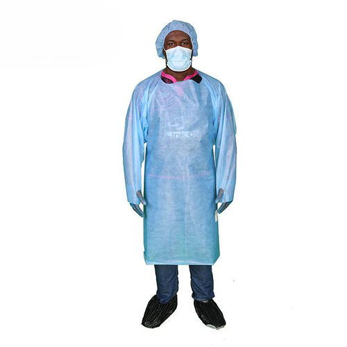Tablier de travail - WLP5003 - Hubei Wanli Protective Products Co., Ltd. - en polyéthylène / pour l'industrie agroalimentaire / pour travaux d'hygiène
