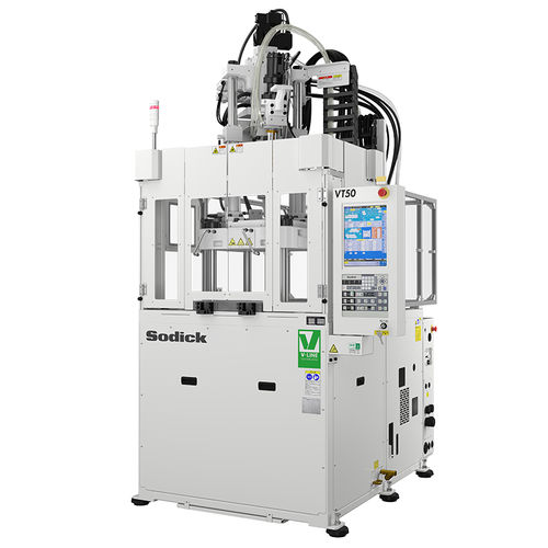 Presse à injecter verticale - VT50 - Sodick - hybride / à genouillères