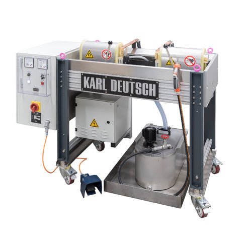 Banc de test multiparamètres - DEUTROFLUX EW - KARL DEUTSCH - automatique / de particules magnétiques / industriel