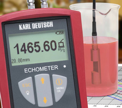 Densimètre de concentration - ECHOMETER 1076 K - KARL DEUTSCH - portable