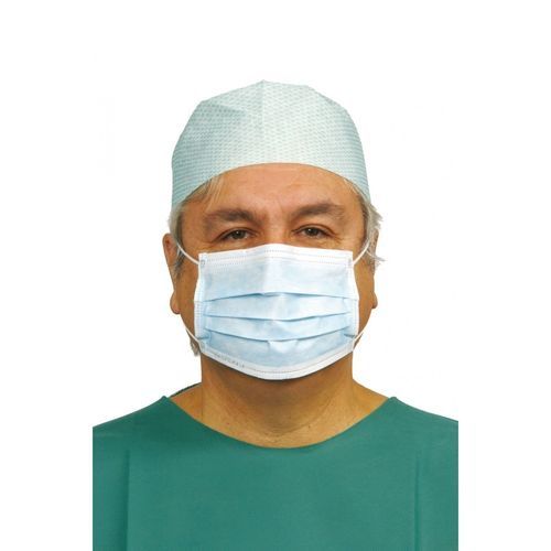 Masque de protection jetable - 957609 - EPIBOX - demi-masque / chirurgical / bleu ciel