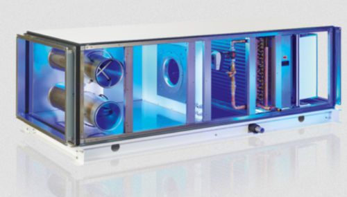 Centrale de traitement d'air horizontale - X-CUBE CROFCU  - TROX - pour salle blanche / pour grands volumes d'air / avec récupération de chaleur