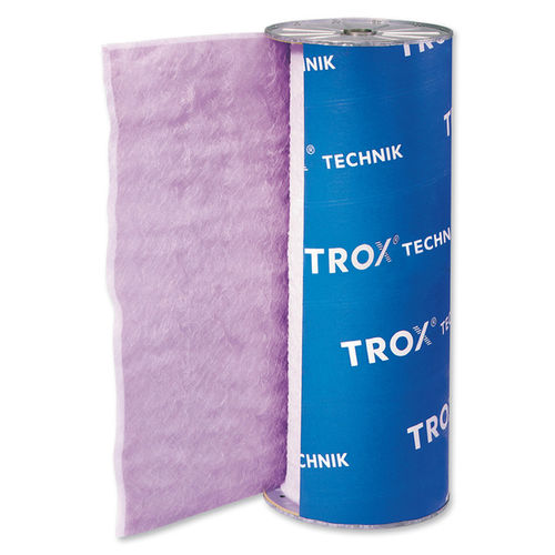 Matériau filtrant en fibre de verre - FMC - TROX - de poussière / pour filtre à déroulement