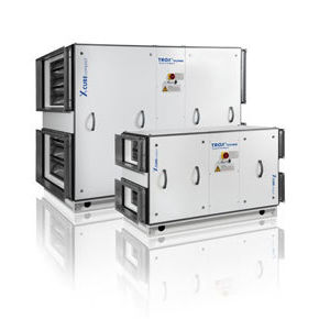 Centrale de traitement d'air horizontale - X-CUBE compact - TROX - pour salle blanche / avec récupération de chaleur