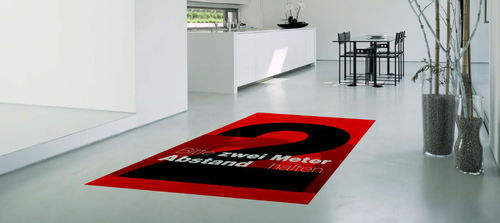 Tapis absorbant - EAZYCARE SIGN - MILTEX GmbH - en PVC / d'intérieur / pour zone de trafic intense