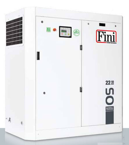 Compresseur scroll - OS series - FINI - d'air / à moteur électrique / stationnaire