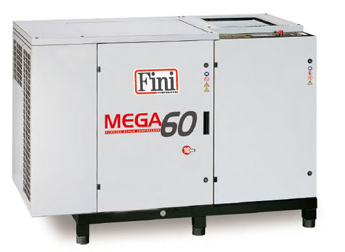 Compresseur à vis - MEGA series  - FINI - d'air / à moteur électrique / stationnaire