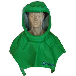 Cagoule de protection chimique - Divetex - Pflüger Safety GmbH & Co. KG - de travail / en polycarbonate / pour laboratoire