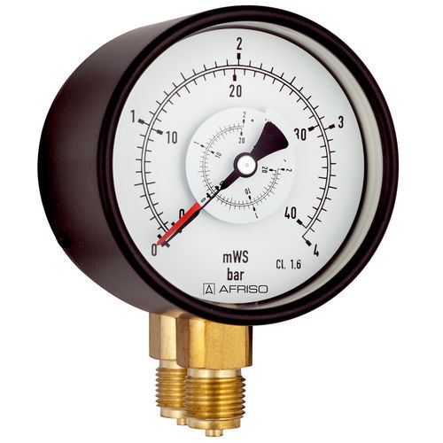 Manomètre différentiel - RF100Dif D201 - AFRISO-EURO-INDEX - à cadran / en acier inoxydable / en laiton