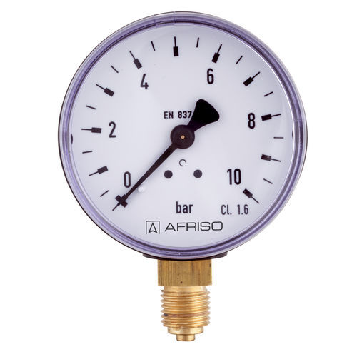 Manomètre à cadran - RF40 D101 - AFRISO-EURO-INDEX - en plastique / en laiton / à tube de Bourdon