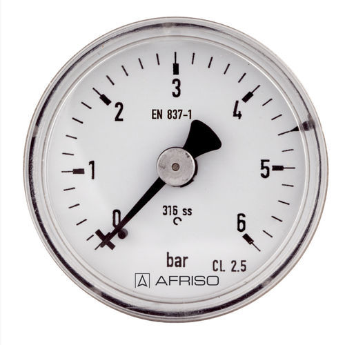 Manomètre à cadran - RF40E D302 - AFRISO-EURO-INDEX - G 1/8 / en plastique / en acier inoxydable