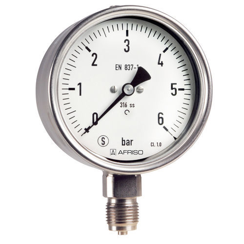 Manomètre à cadran - RF63Si D402 - AFRISO-EURO-INDEX - G 1/4 / en acier inoxydable / de process