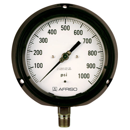 Manomètre à cadran - RF130PGGly D601 - AFRISO-EURO-INDEX - en verre / en laiton / en acier inoxydable
