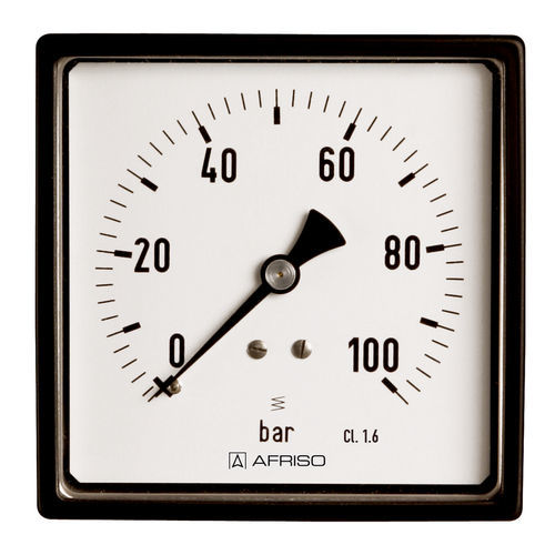 Manomètre à cadran - RF72 D311 - AFRISO-EURO-INDEX - G 1/4 / en laiton / en acier inoxydable
