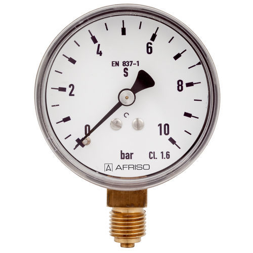 Manomètre à cadran -  RF40GT D301 - AFRISO-EURO-INDEX - G 1/4 / G 1/8 / en plastique