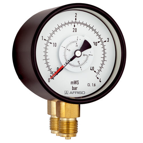 Manomètre différentiel - RF100Dif D201 - AFRISO-EURO-INDEX - à cadran / G 1/2 / en acier inoxydable