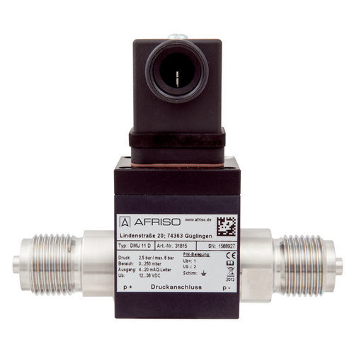 Transducteur de pression différentielle - DeltaFox DMU 11 D - AFRISO-EURO-INDEX - 4-20 mA / 2 fils / 12 Vcc