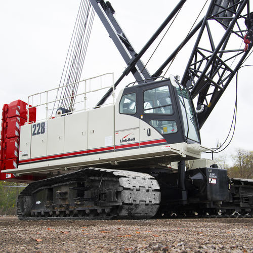 Grue sur chenilles - 228 HSL - Link-Belt - treillis / pour chantier / de levage
