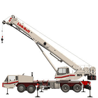 Grue montée sur camion - HTC-8675 SII - Link-Belt - à flèche / télescopique / treillis