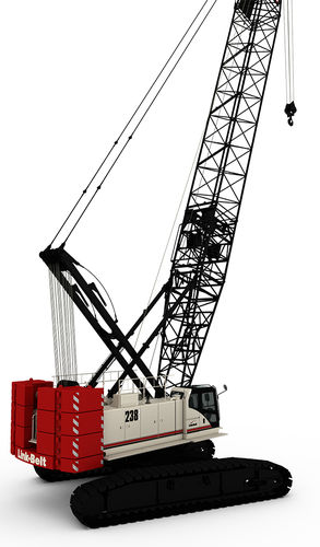 Grue sur chenilles - 238 HSL - Link-Belt - à flèche / treillis / pour chantier