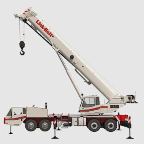 Grue montée sur camion - HTT-86100  - Link-Belt - télescopique / tout terrain / pour chantier
