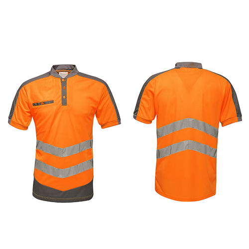 Polo de travail - TRS176 - Regatta Ltd. - haute visibilité / en polyester / pour homme