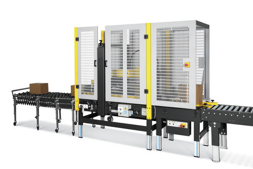 Fermeuse de cartons à quatre rabats - SM11 series - SIAT - ruban adhésif / automatique / entièrement automatique