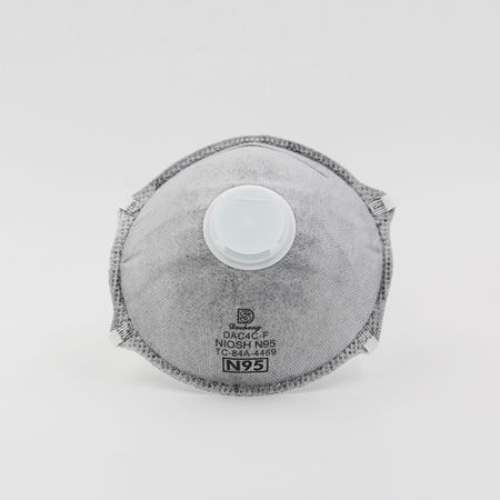 Masque de protection jetable - DAC4C-F N95 - Shanghai Dasheng Health Products Manufacture Co., Ltd. - à charbon actif / filtrant / avec valve
