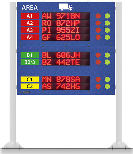 Afficheur à LED - XC-Boards® series - Siebert Industrieelektronik GmbH - couleur / pour le transport / pour la logistique