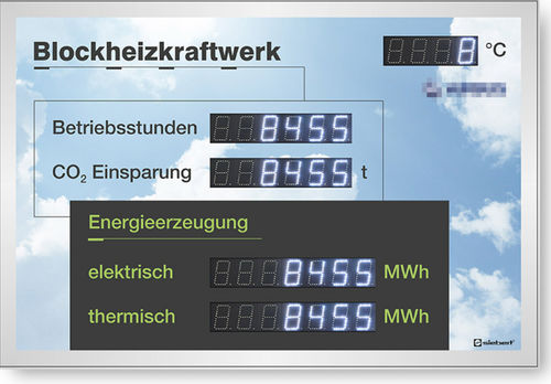 Afficheur à LED - XC-Boards® series - Siebert Industrieelektronik GmbH - LCD / pour l'industrie de l'environnement / pour le secteur de l'énergie