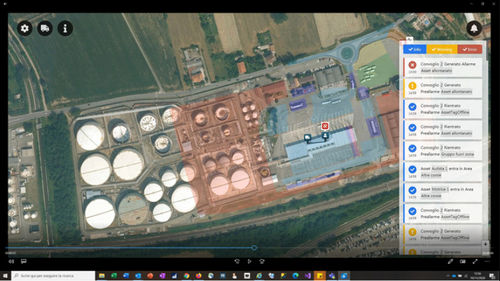 Logiciel de gestion - SPS - ISOIL Industria Spa - de commande / de sécurité / de suivi