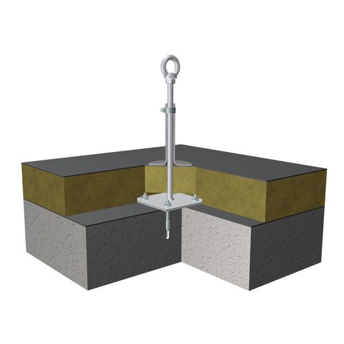 Ancrage antichute pour toiture - ASP EV 2 - ST QUADRAT Fall Protection SA - à béton