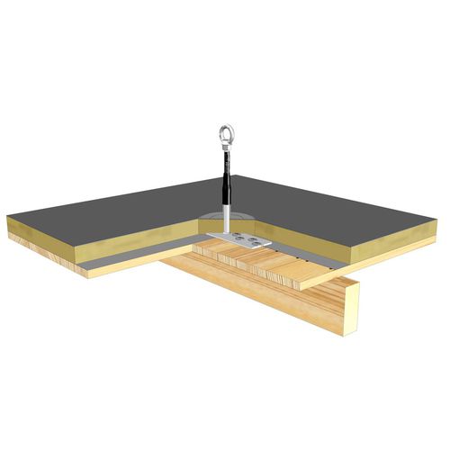 Ancrage antichute pour bois - ASP EV 7 - ST QUADRAT Fall Protection SA